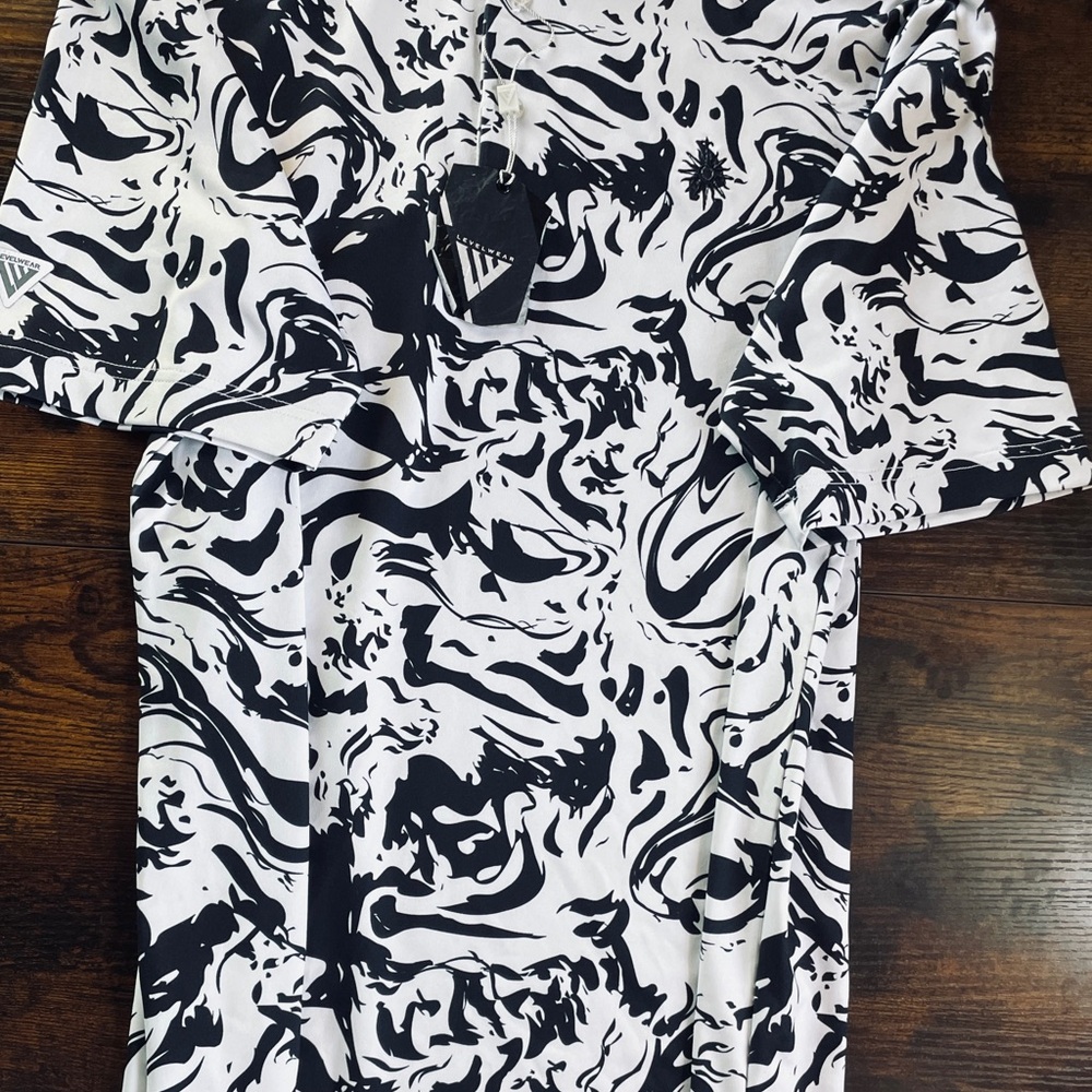 Monochrome Swirl Men's Tee